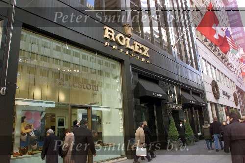New York 19 november 2000
Winkels op de fifth Avenue
Rolex