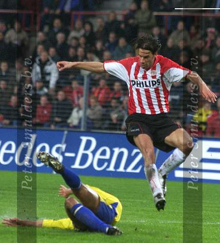 Eindhoven, 20 april 2001
PSV-RKC, eindstand 3-1
Ruud v Nistelrooy