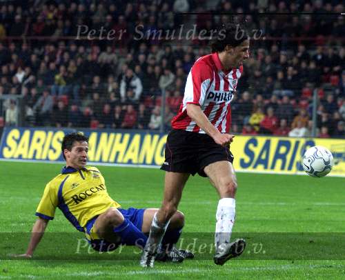 Eindhoven, 20 april 2001
PSV-RKC, eindstand 3-1
Ruud v Nistelrooy