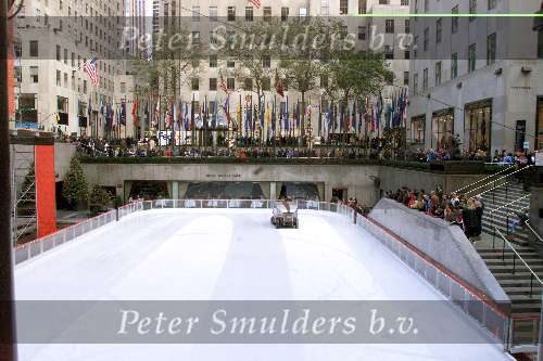 New York 19 november 2000
Winkels op de fifth Avenue
Schaatsbaan