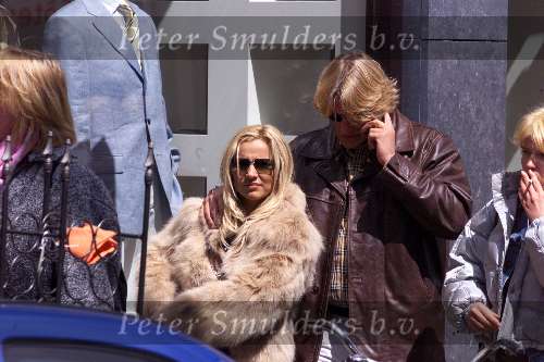 Amsterdam 5 mei 2001
Tatjana met haar verloofde Keith.