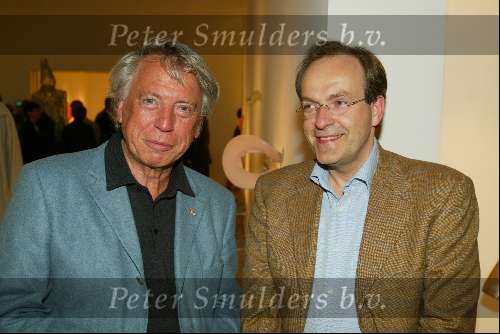 Amstelveen 28 mei 2002
Opening expositie Rita Kok.
Cees Dam en Ad Melkert