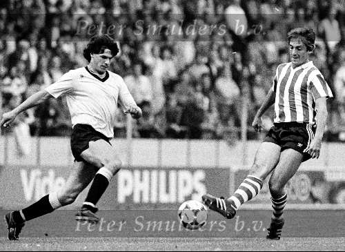 Eindhoven, 28 Augustus 1981
PSV-NEC , eindstand 3-0
Adri v Kraaij