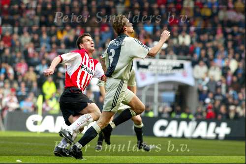 Eindhoven 24 maart 200
PSV-AJAX 1-1
Bergdolmo en Jan Vennegoor of Hesselink