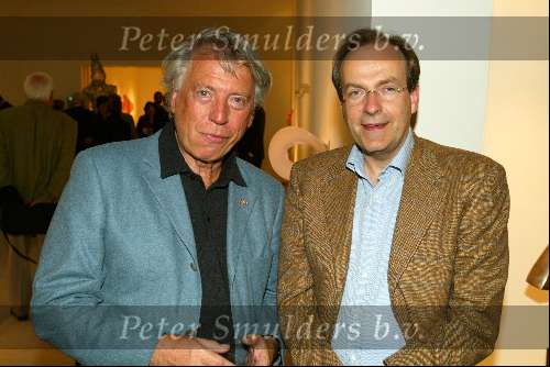 Amstelveen 28 mei 2002
Opening expositie Rita Kok.
Cees Dam en Ad Melkert