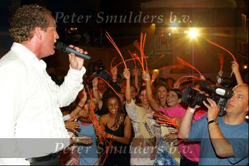 Curacao 21 mei 2002
Princess model of the year competition.
Gordon met modellen
