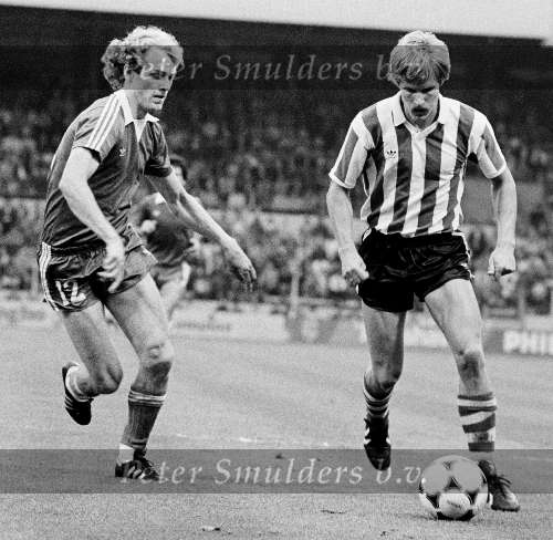 Eindhoven, 22 Augustus 1981
PSV-AZ 67, eindstand 2-3
Hallvar Thoresen