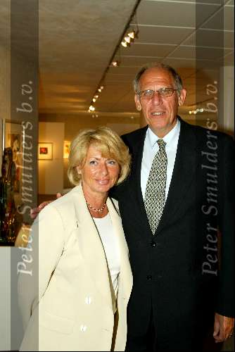 Amstelveen 28 mei 2002
Opening expositie Rita Kok.
Hans Dijkstal met vrouw