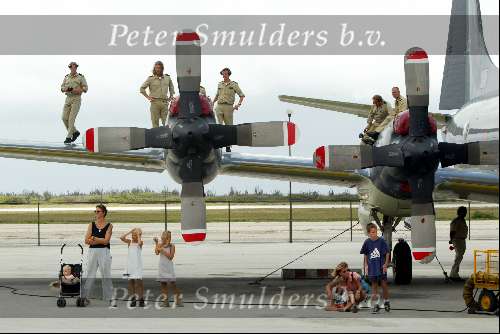 Curacao 7 mei 2002
Vertrek Prins Willem Alexander en Maxima met de KBX
Koninklijke Luchtmacht