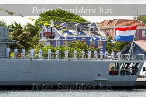 Curacao 7 mei 2002
Prins Willem Alexander en Maxima op Curacao
Mariniers op boot