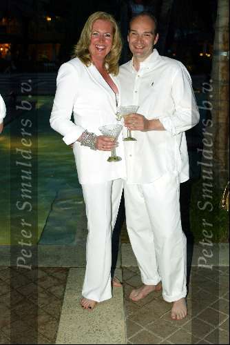 Curacao 23 mei 2002
princess model of the year verkiezing.
Monique Collignon met man