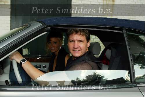 Hooge Vuursche 31 mei 2002
Presentatie tijdschrift van Glamago
Rene Froger in Bentley Cabrio
