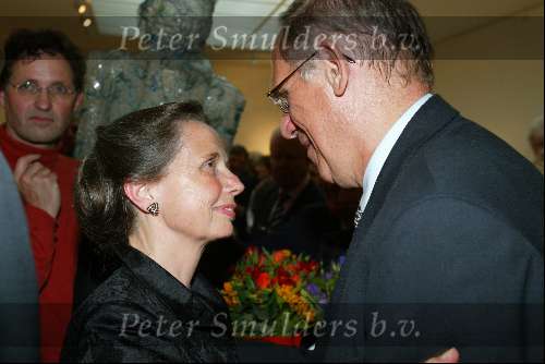 Amstelveen 28 mei 2002
Opening expositie Rita Kok.
Hans Dijkstal en Rita Kok