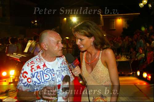Curacao 21 mei 2002
Princess model of the year competition.
Phaedra Hoste en Serge Henri Valcke