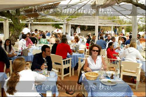 St Tropez 3 mei 2002
strandtent 55 in St Tropez
aardbeientoetje specialiteit club 55
