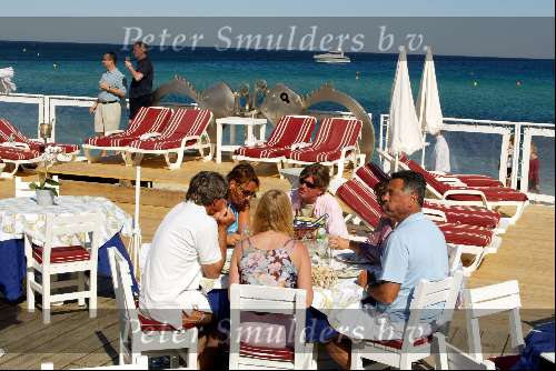 St Tropez 4 mei 2002
Strandtent la Voile rouge