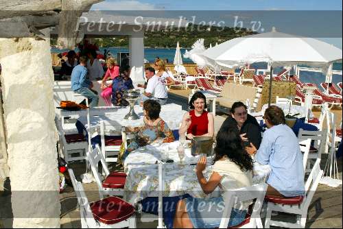 St Tropez 4 mei 2002
Strandtent la Voile rouge