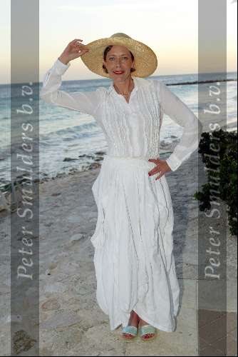 Curacao 23 mei 2002
princess model of the year verkiezing.
Sylvia Kristel