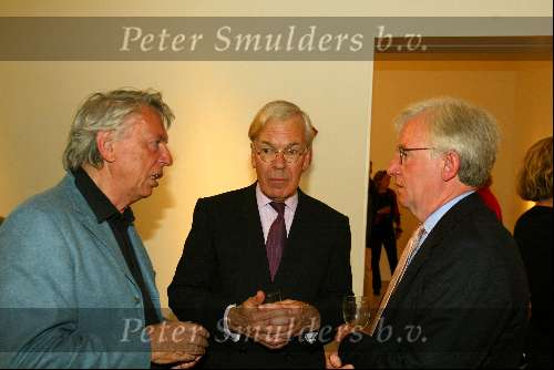 Amstelveen 28 mei 2002
Opening expositie Rita Kok.
Cees Dam enTjeenk Willink met vriend