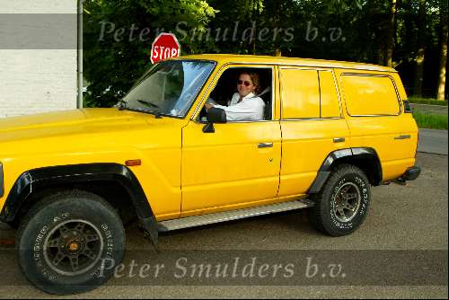 Hooge Vuursche 31 mei 2002
Presentatie tijdschrift van Glamago
Wouter Nicolaas in jeep