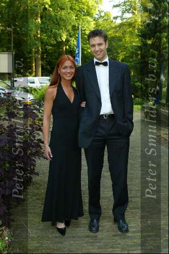 Hooge Vuursche 31 mei 2002
Presentatie tijdschrift van Glamago
Bas Muijs met vriendin