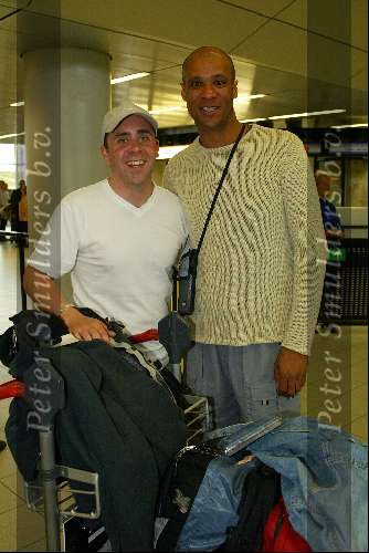 Schiphol 5 mei 2003
vertrek bobo in the bush 
horace cohen met jimmy geduld