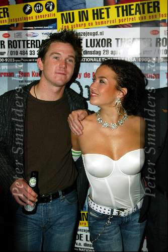 Rotterdam 8 mei 2003
Premiere Onze Jeugd met katja schuurman johnny de mol
