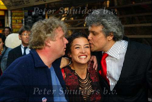 Amsterdam 26 mei 2003
premiere intervieuw in tuschinski
theo v gogh theodoor dolman en katja schuurman