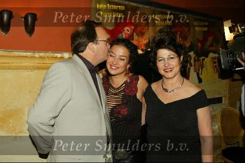 Amsterdam 26 mei 2003
Premiere intervieuw met katja schuurman  en pierre bokma in tuschinski
katja schuurman en haar ouders