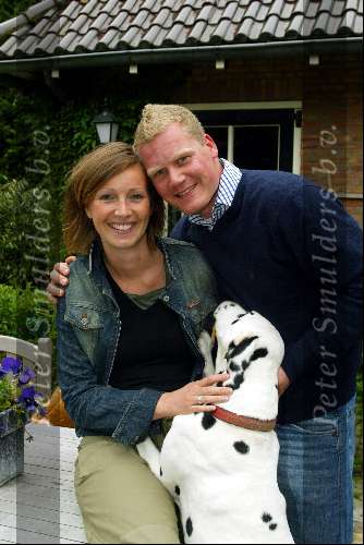 Bakkum 22 mei 2003
Nikki en Frank la Croix met teddybeer