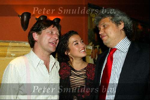 Amsterdam 26 mei 2003
Premiere intervieuw met katja schuurman  en pierre bokma intuschinski
katja schuurman  theodoor holman en pierre bokma (l)
