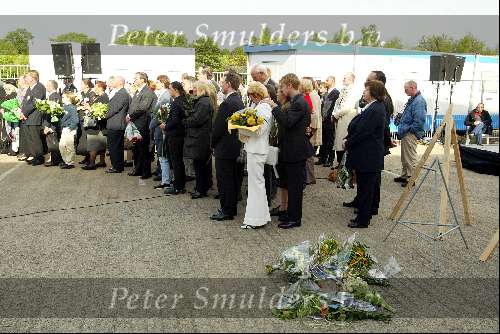 Hilversum 6 mei 2003
herdenking moord pim fortuyn op mediapark