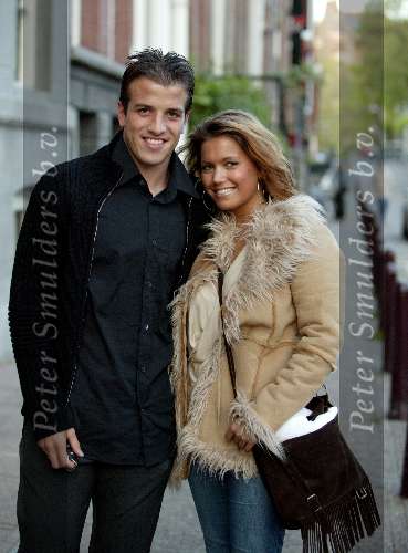 Amsterdam  1 mei 2003
Rafael v d Vaart en silvie meis