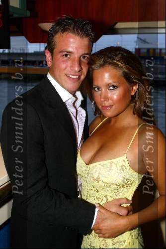 Amsterdam 22 mei 2003
FHM party op boot
rafael v d vaart en silvie meis