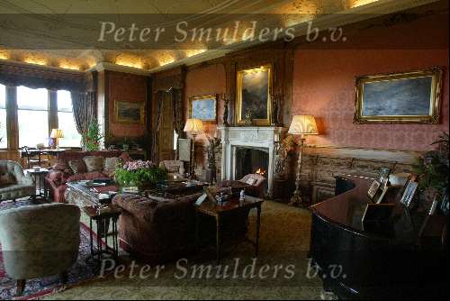 Schotland 10 mei 2003
Skibo Castle, op dit kasteen zijn o.a. Madonna en Paul Mc Cartney getrouwd
Huiskamer