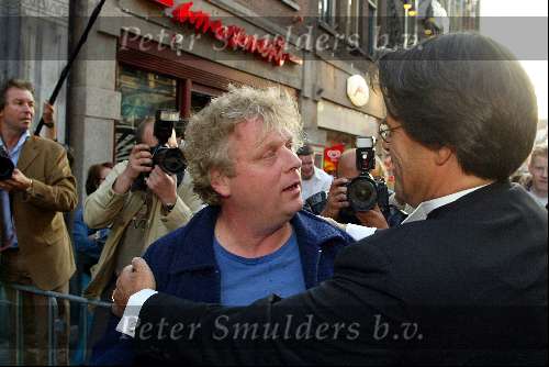 Amsterdam 26 mei 2003
premiere intervieuw in tuschinski
emile ratelband met theo v gogh
