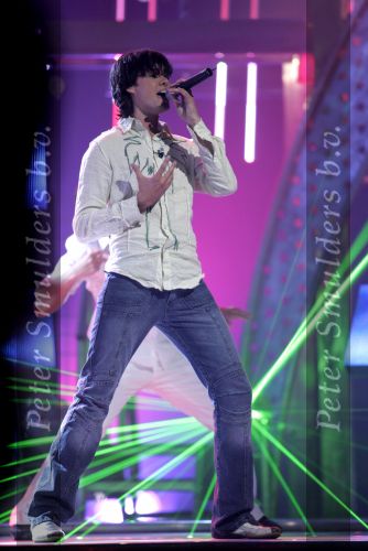 Hilversum 1 mei 2004
Finale Idols  in studio 22
Boris Idols