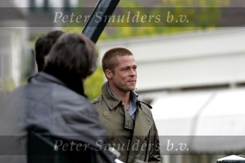 Amsterdam 05 mei 2004
Brad Pitt en George Clooney opnames Ocean 12.