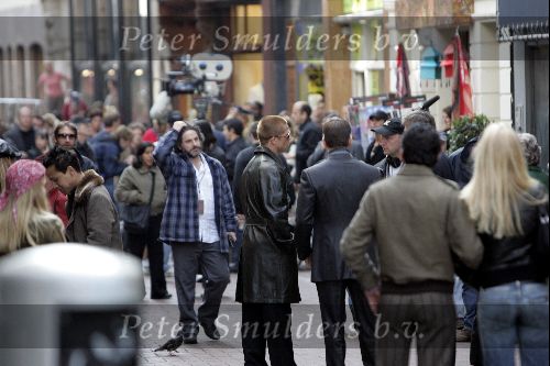 Amsterdam 19 mei 2004
Brad Pitt George Clooney en Matt Damon opnames voor de film ocean\'s 12