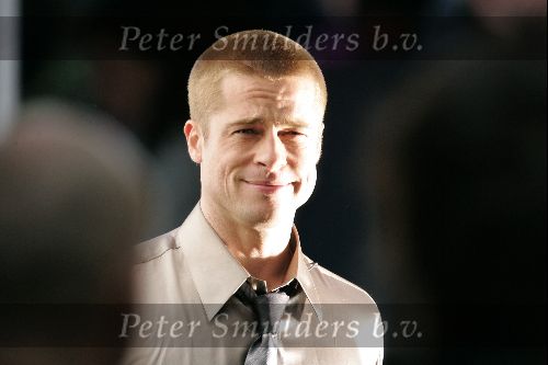 Amsterdam 19 mei 2004
Brad Pitt bij opnames Ocean\'s 12