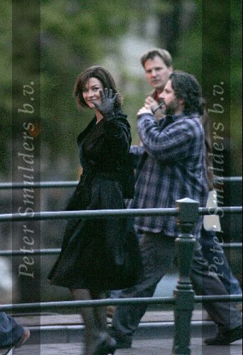 Amsterdam 20 mei 2004
Opnames Ocean\'s 12 op begraafplaats Westgaarde in Catharina Zeta Jones.