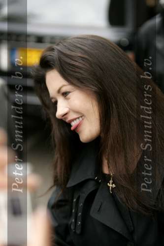 Amsterdam 9 mei 2004
Catharina Zeta Jones arriveert bij het Amstel Hotel.