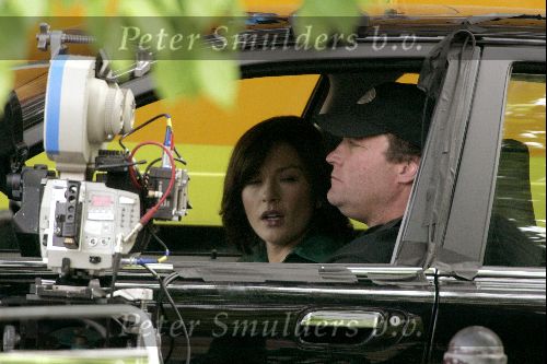 Amsterdam 16 mei 2004
Catharina Zeta Jones bij opnames Ocean\\\'s 12.