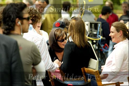 Amsterdam 20 mei 2004
Opnames Ocean\'s 12 op begraafplaats Westgaarde in Catharina Zeta Jones.