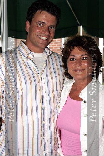 Hollandsche Rading 30 mei 2004
Opening expositie  Dominic Grant en Astrid Engels.
Christine Kroonenberg met nieuwe vriend