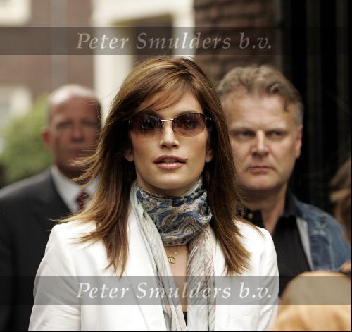 Amsterdam 30 mei 2004
Cindy Crawford in Amsterdam