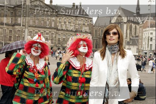 Amsterdam 30 mei 2004
Cindy Crawford in Amsterdam op de dam.