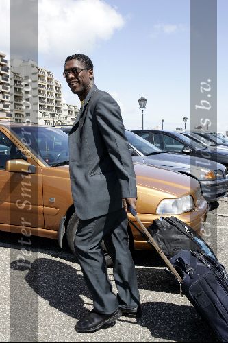 Noordwijk 26 mei 2004
Spelers Nederlands elftal melden zich bij Huis ter Duin voor trainingskamp EK Portugal. Clarence Seedorf