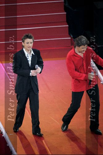 Amsterdam 26 mei 2004
Rene Froger in de Arena. Rene met zijn zoon Danny Froger