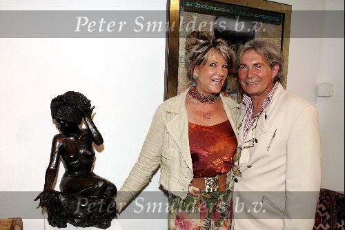 Hollandsche Rading 30 mei 2004
Opening expositie  Dominic Grant en Astrid Engels.
